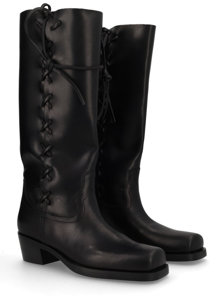 roxanne leather boots by Selfnex