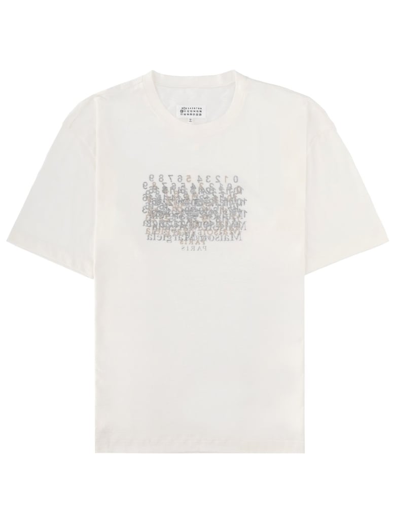 printed t-shirt white by Selfnex