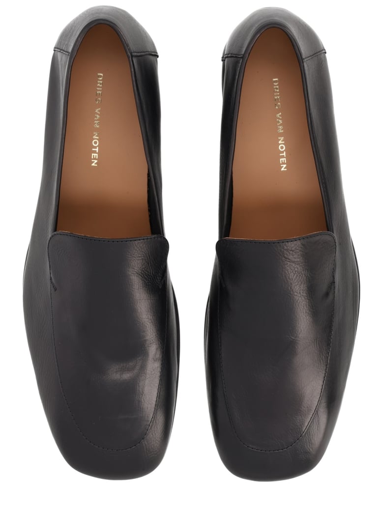 loafers leather black by Selfnex
