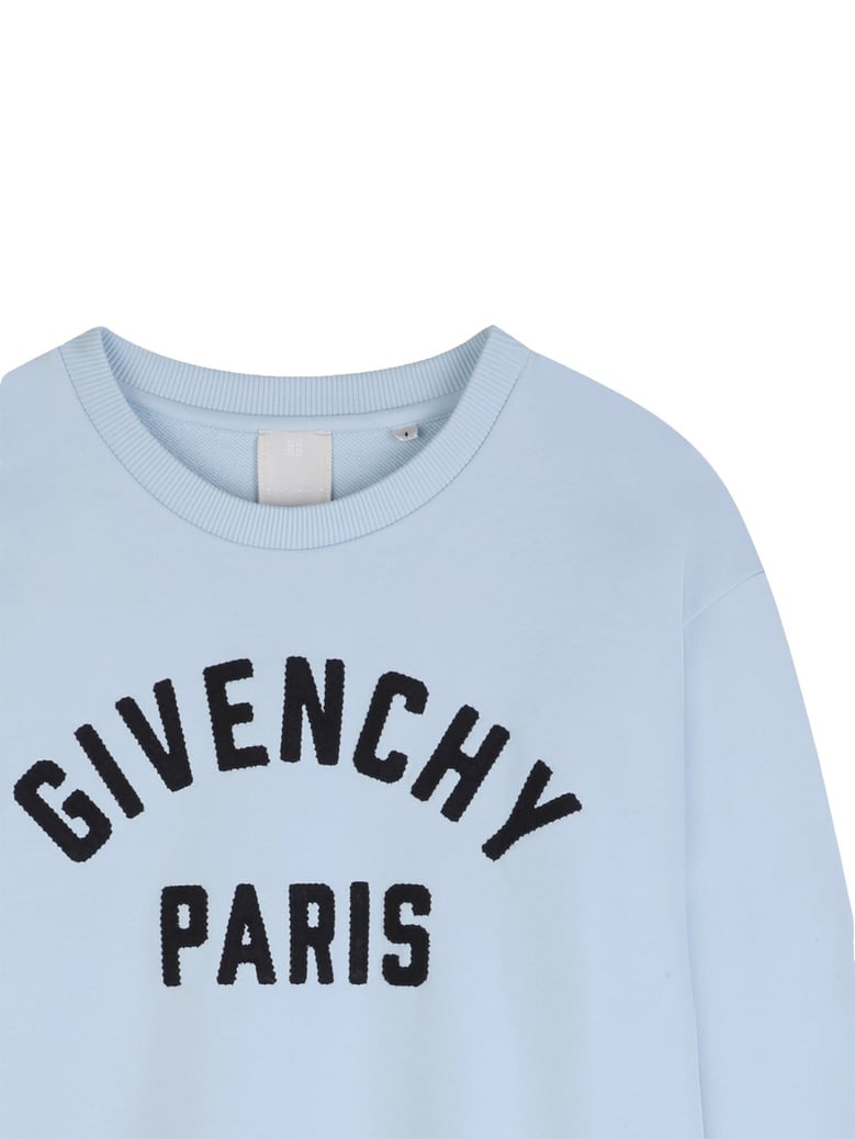 sweatshirt with logo blue by Selfnex