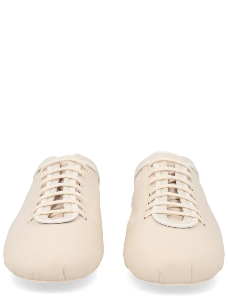 sneakers ballerina leather white by Selfnex