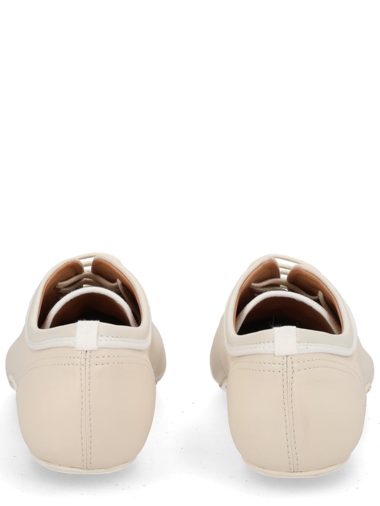 sneakers ballerina leather white by Selfnex