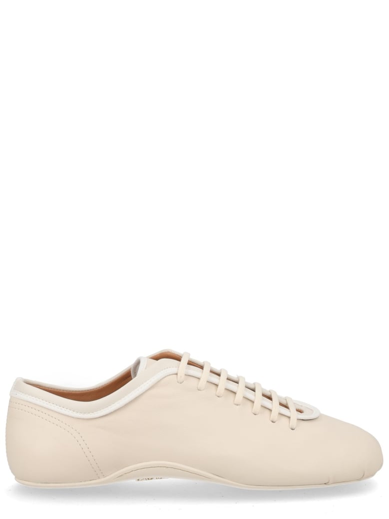 sneakers ballerina leather white by Selfnex
