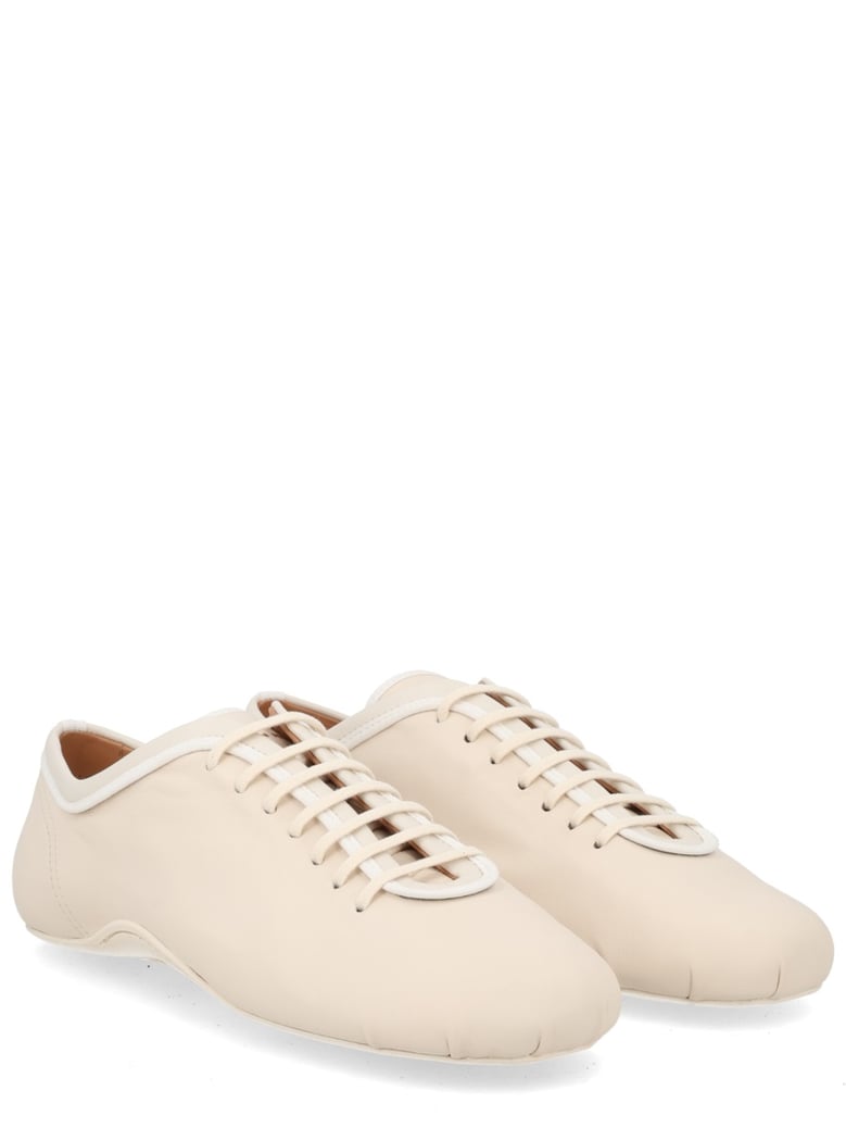sneakers ballerina leather white by Selfnex