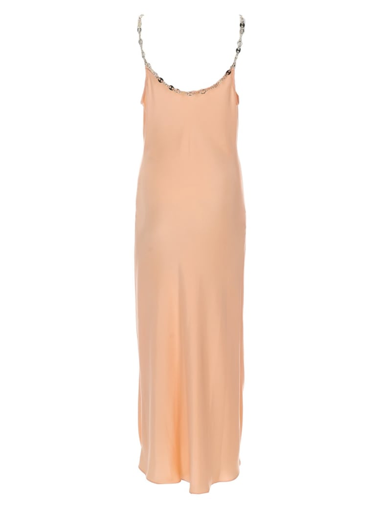 midi satin dress pink by Selfnex