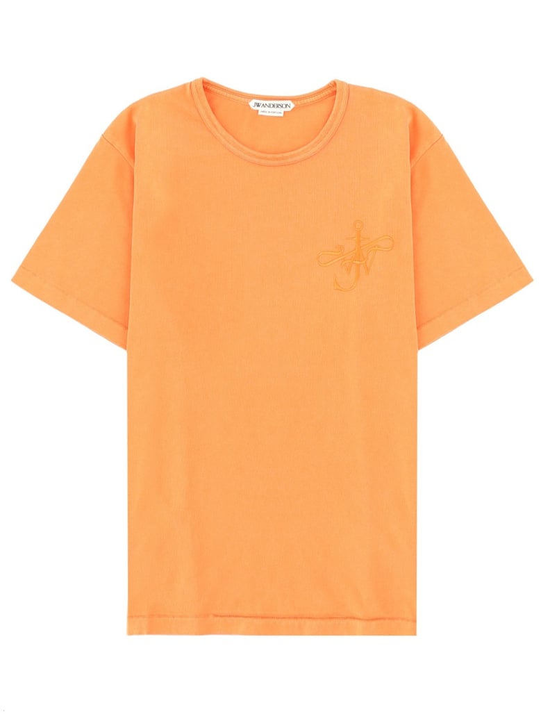 t-shirt with logo orange by Selfnex