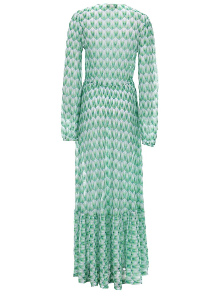 long cover-up dress green by Selfnex