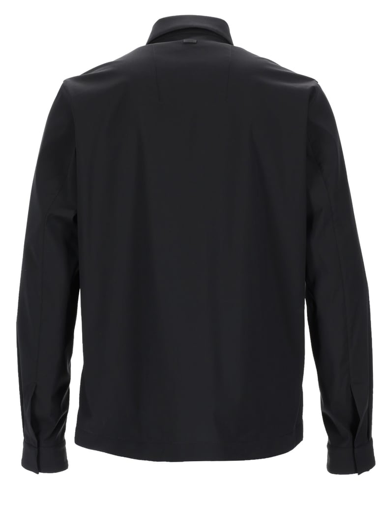 overshirt wool-blend black by Selfnex