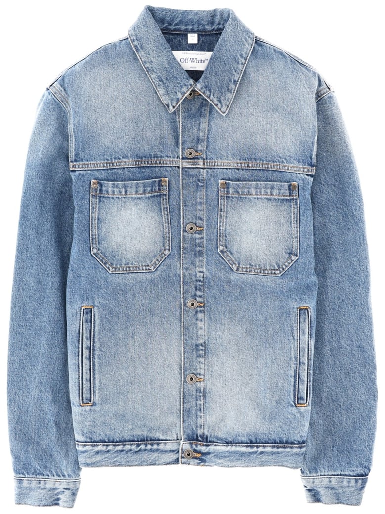 denim jacket with print by Selfnex