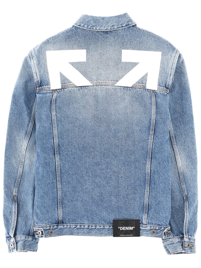 denim jacket with print by Selfnex