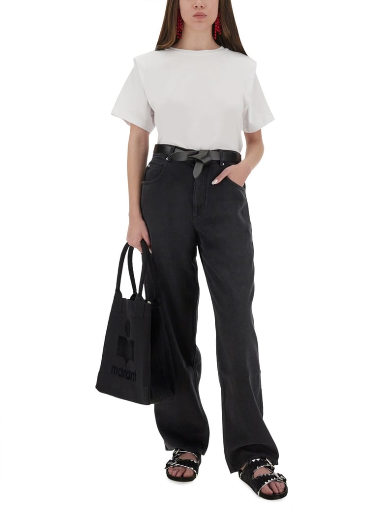 cotton t-shirt with straight rim by Selfnex