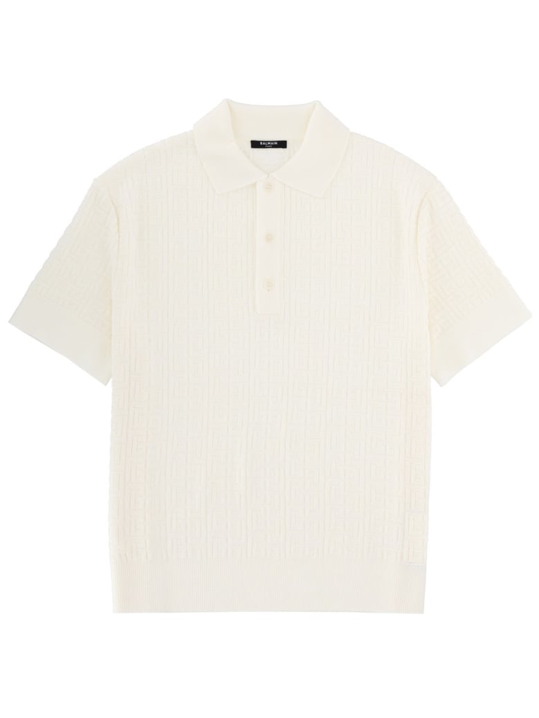 merino wool polo shirt by Selfnex