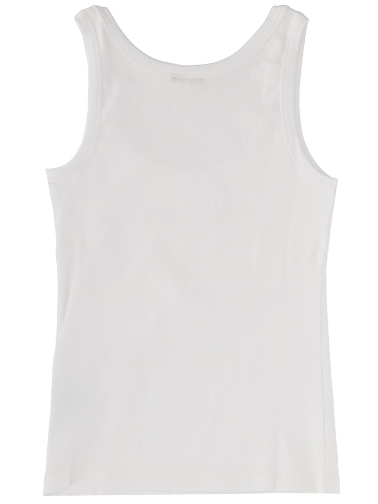 tank top with logo white by Selfnex