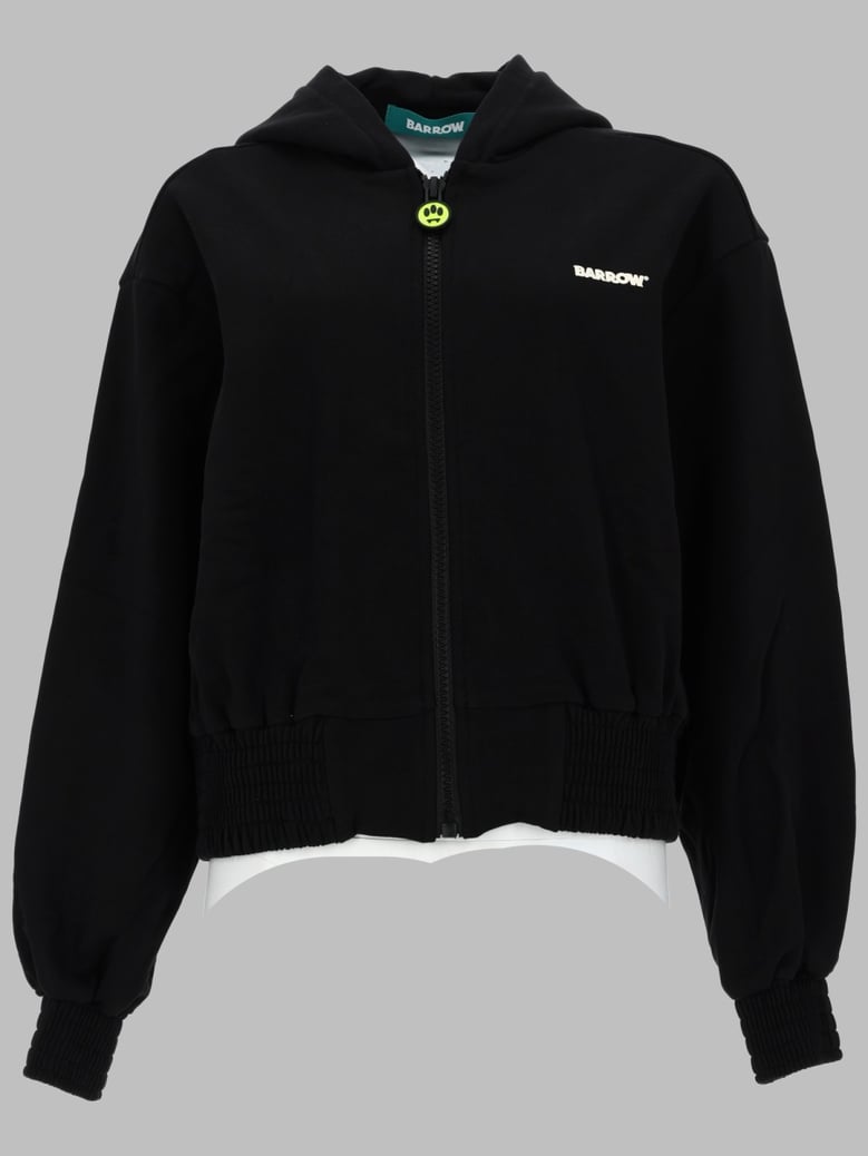 zip-up hoodie black by Selfnex