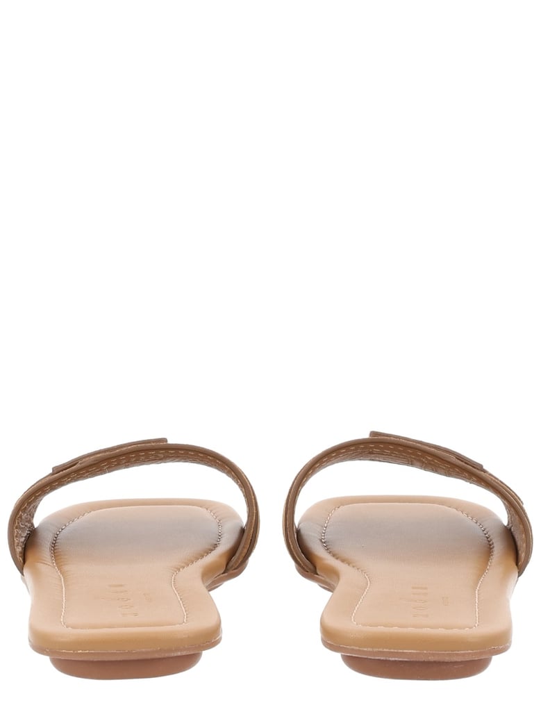 sandals flat brown by Selfnex