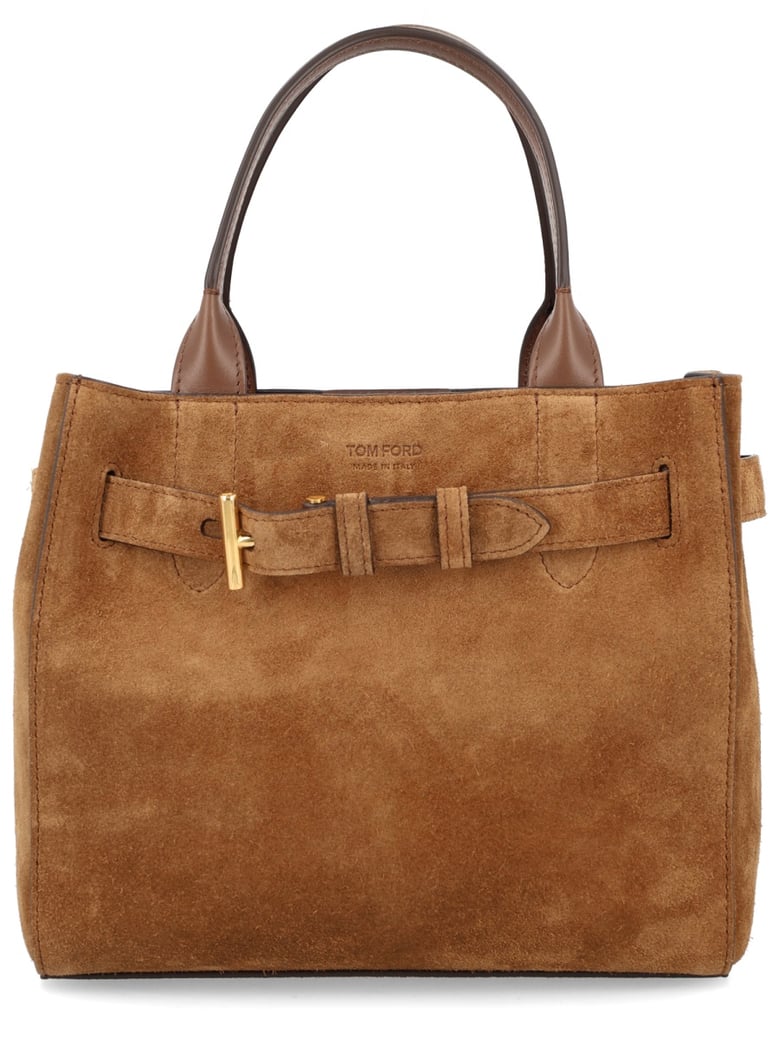 brown leather small audrey bag by Selfnex