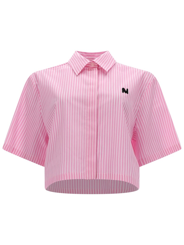 cropped shirt pink by Selfnex
