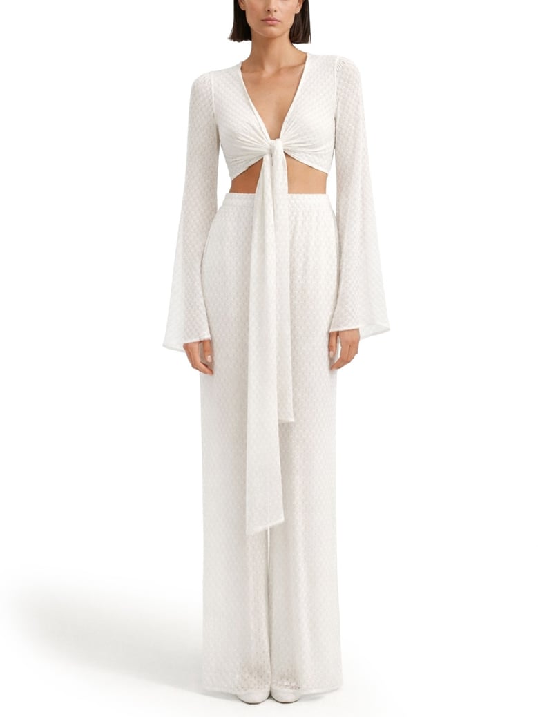 trousers viscose white by Selfnex