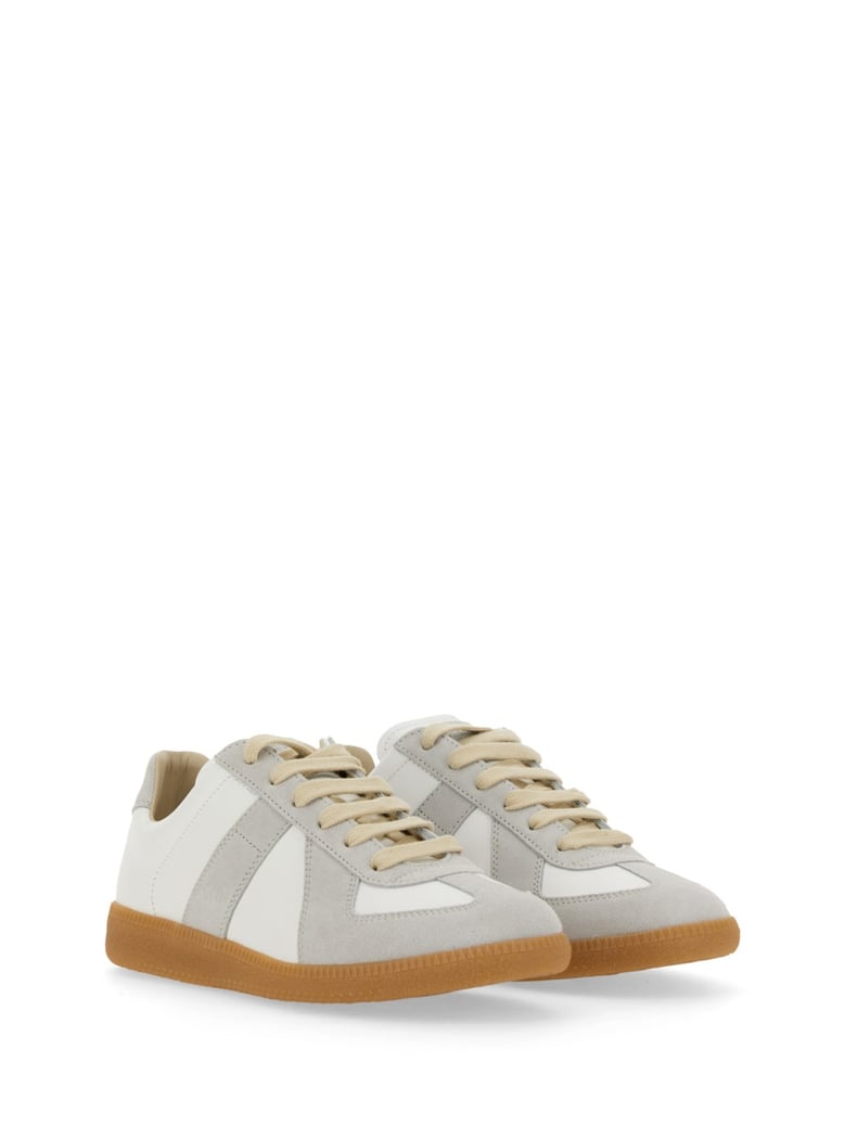 sneakers replica white leather by Selfnex