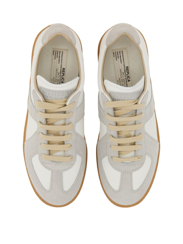 sneakers replica white leather by Selfnex