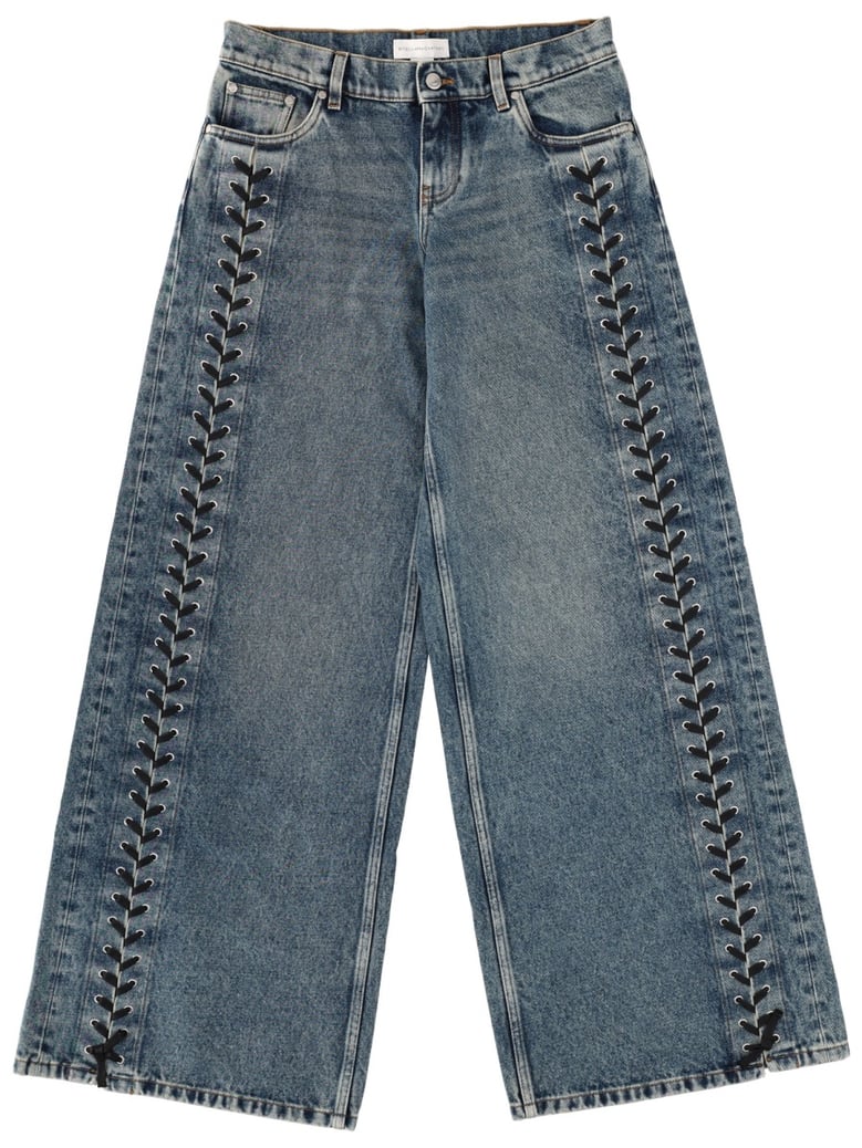 jeans with laces by Selfnex
