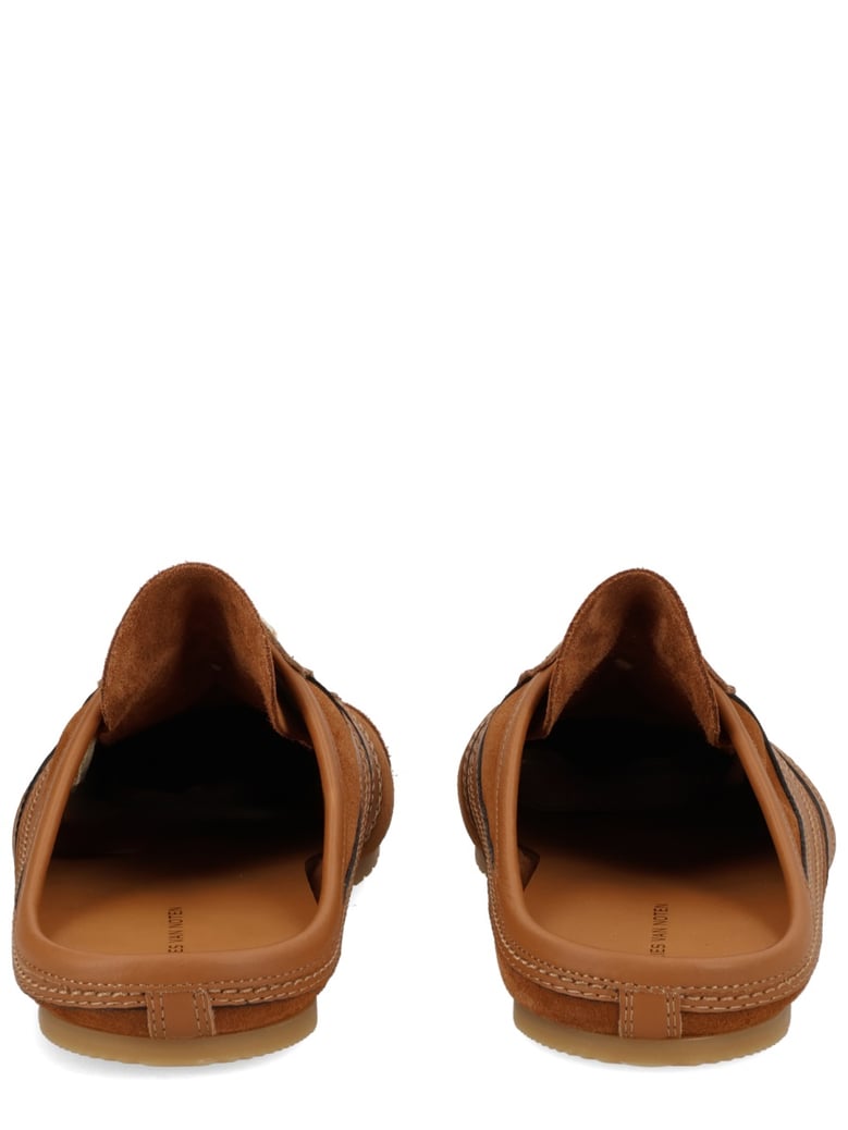 sneaker mule suede brown by Selfnex
