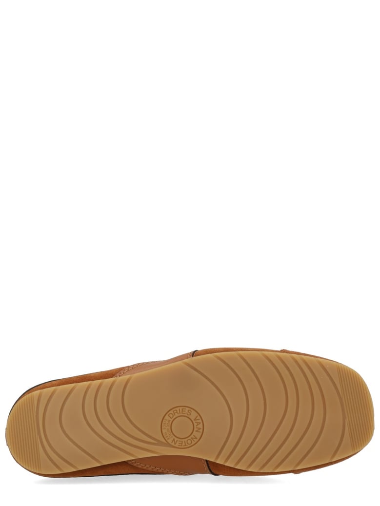 sneaker mule suede brown by Selfnex