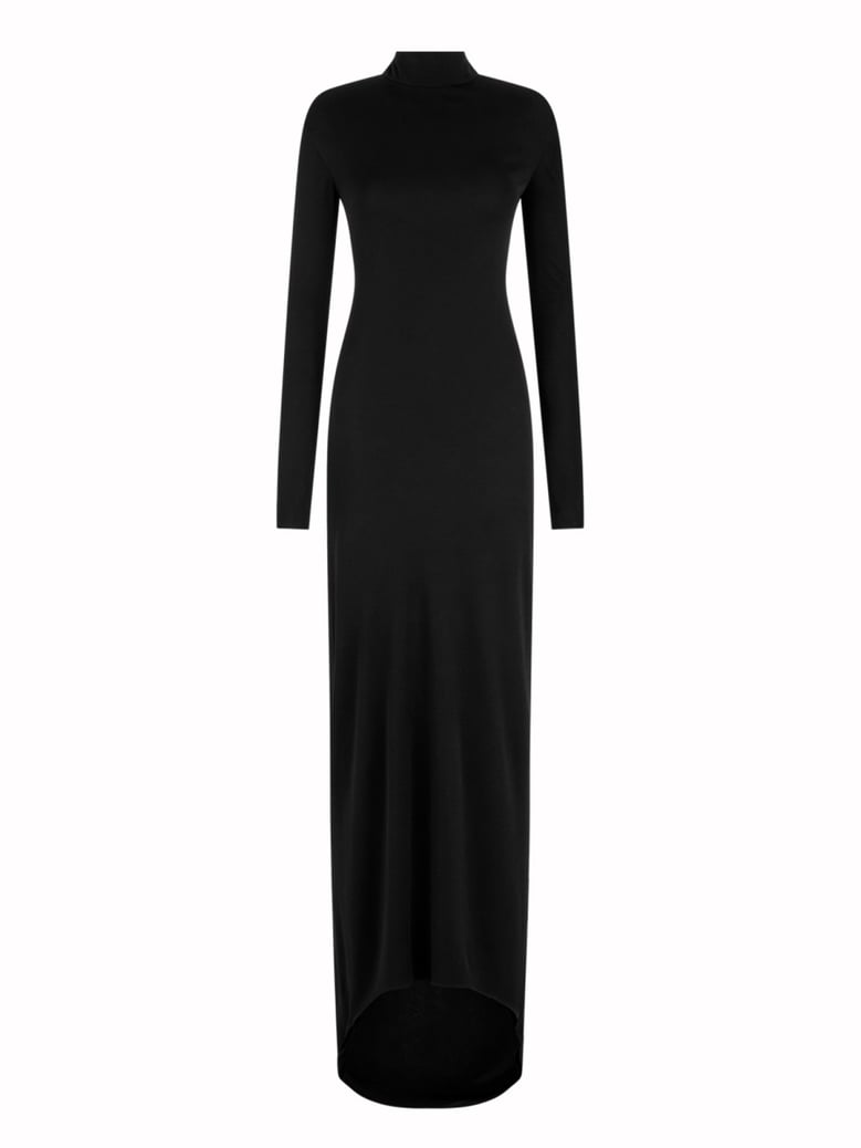 asymmetrical evening dress by Selfnex