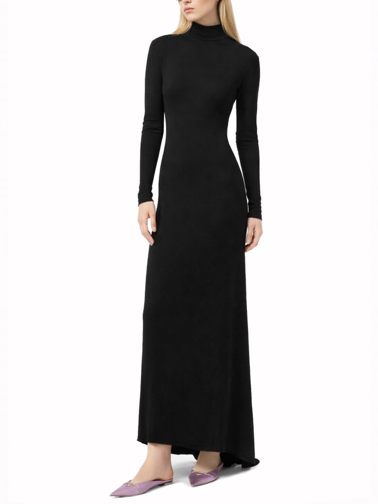 asymmetrical evening dress by Selfnex