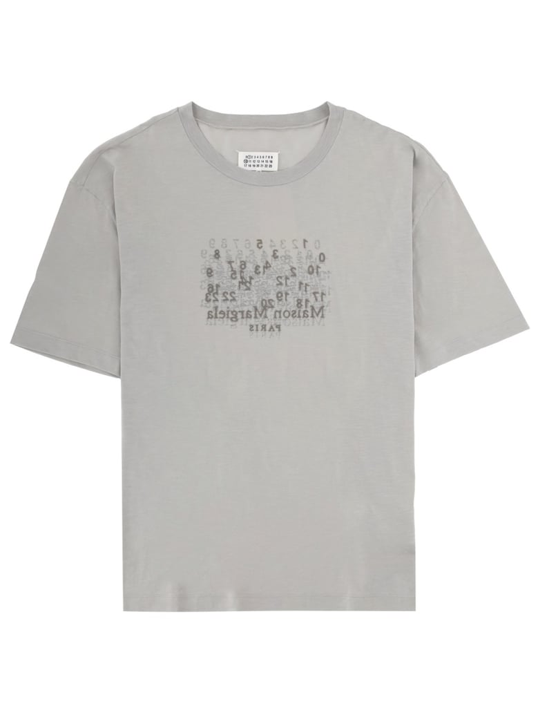 t-shirt with print grey by Selfnex