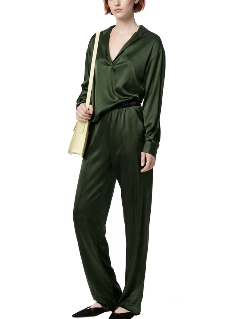 silk pajama pants by Selfnex