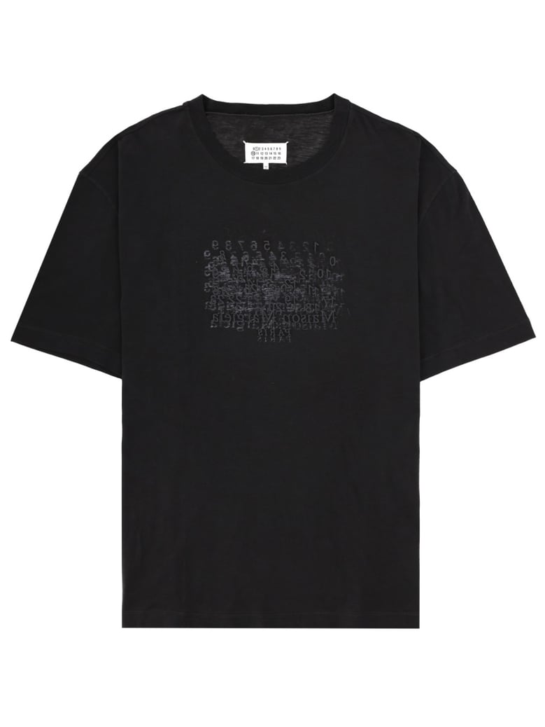 t-shirt with print black by Selfnex