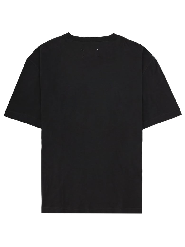 t-shirt with print black by Selfnex