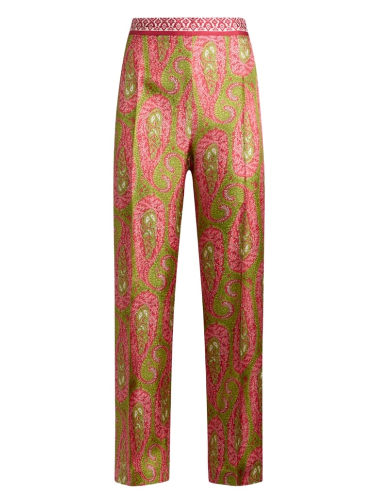 bootcut trousers paisley multicolour by Selfnex