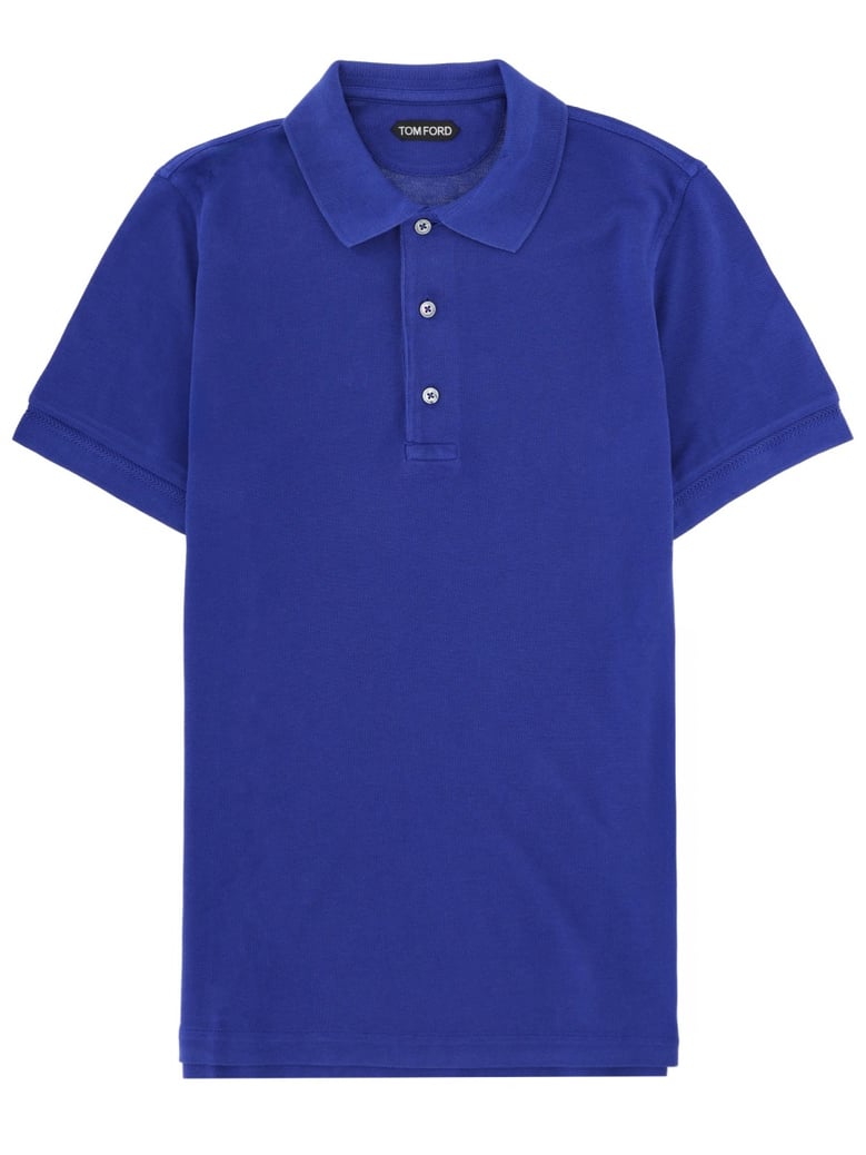 lyocell and cotton polo shirt by Selfnex