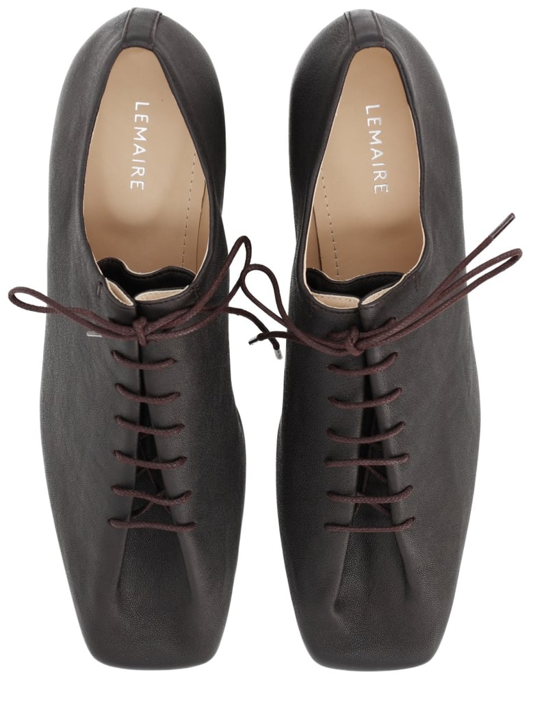 lace-up shoe souris brown by Selfnex
