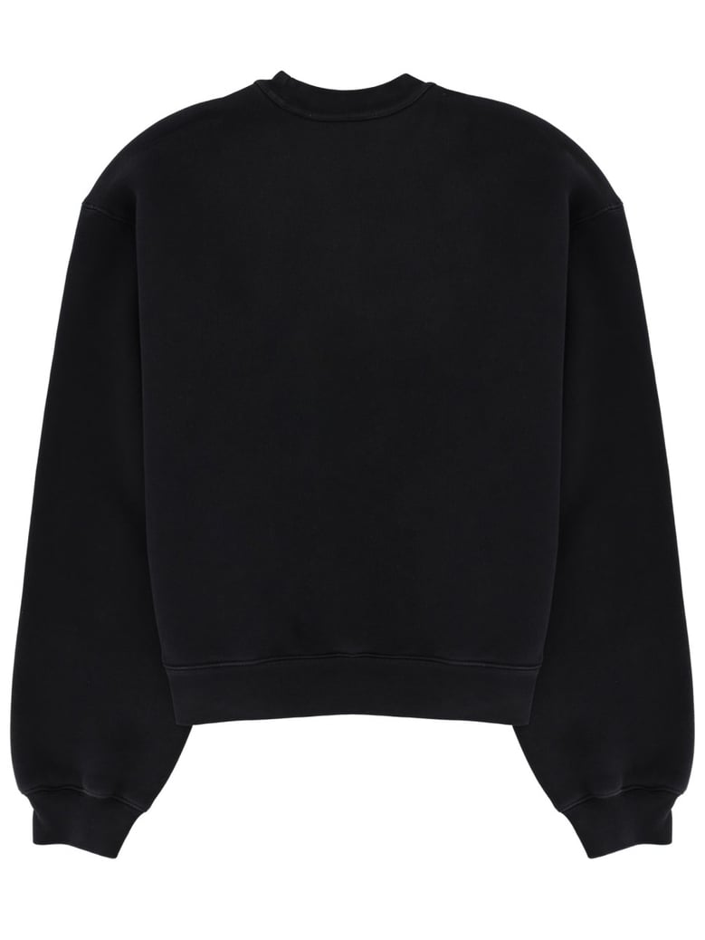 black sweatshirt with logo by Selfnex
