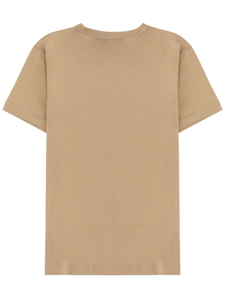 cotton t-shirt in beige by Selfnex