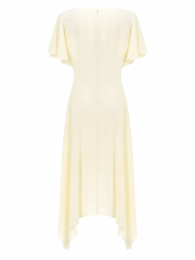 v-neck midi dress by Selfnex