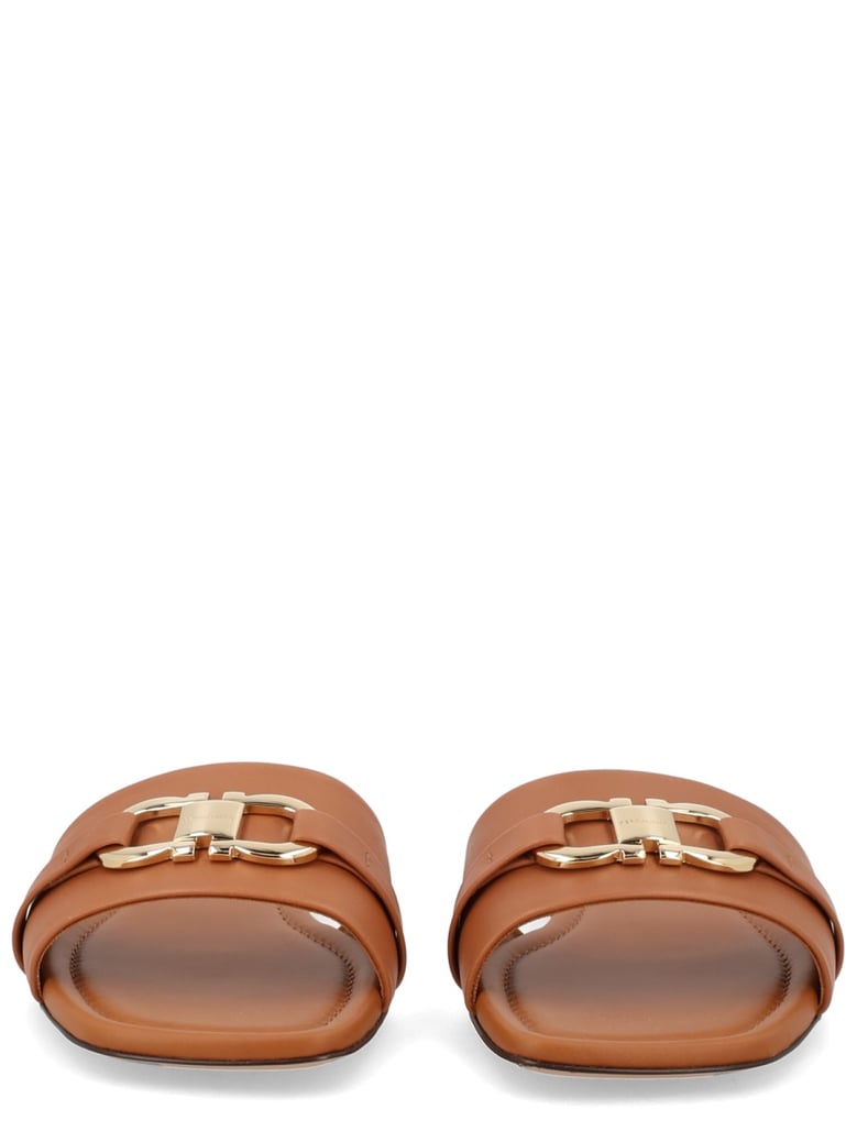 slides gancini buff leather by Selfnex