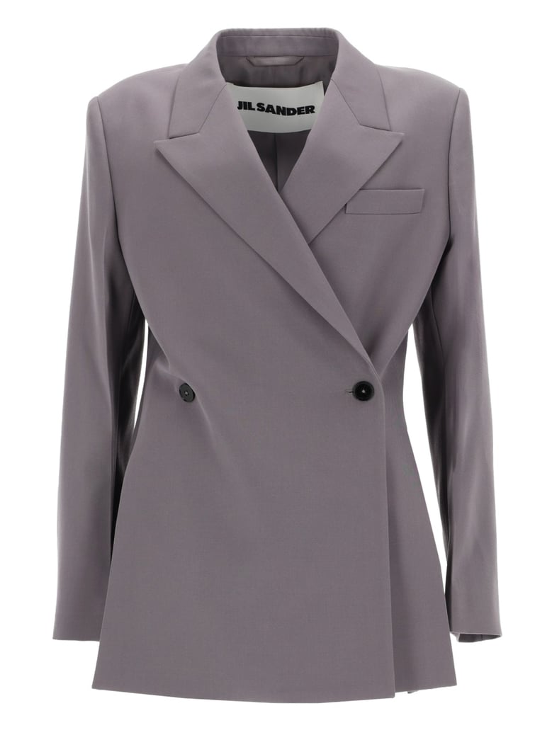 double-breasted wool jacket by Selfnex