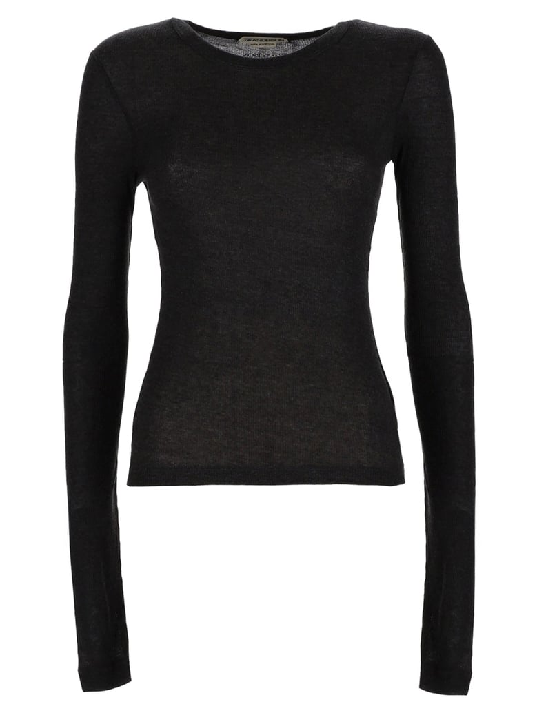 long-sleeved t-shirt charcoal by Selfnex