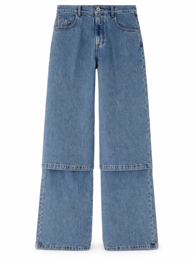 regular fit blue jeans by Selfnex