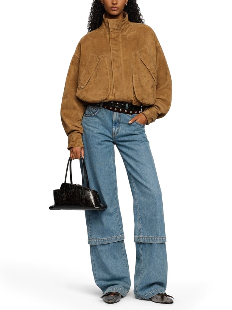 regular fit blue jeans by Selfnex