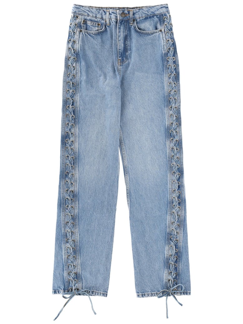jeans with laces by Selfnex