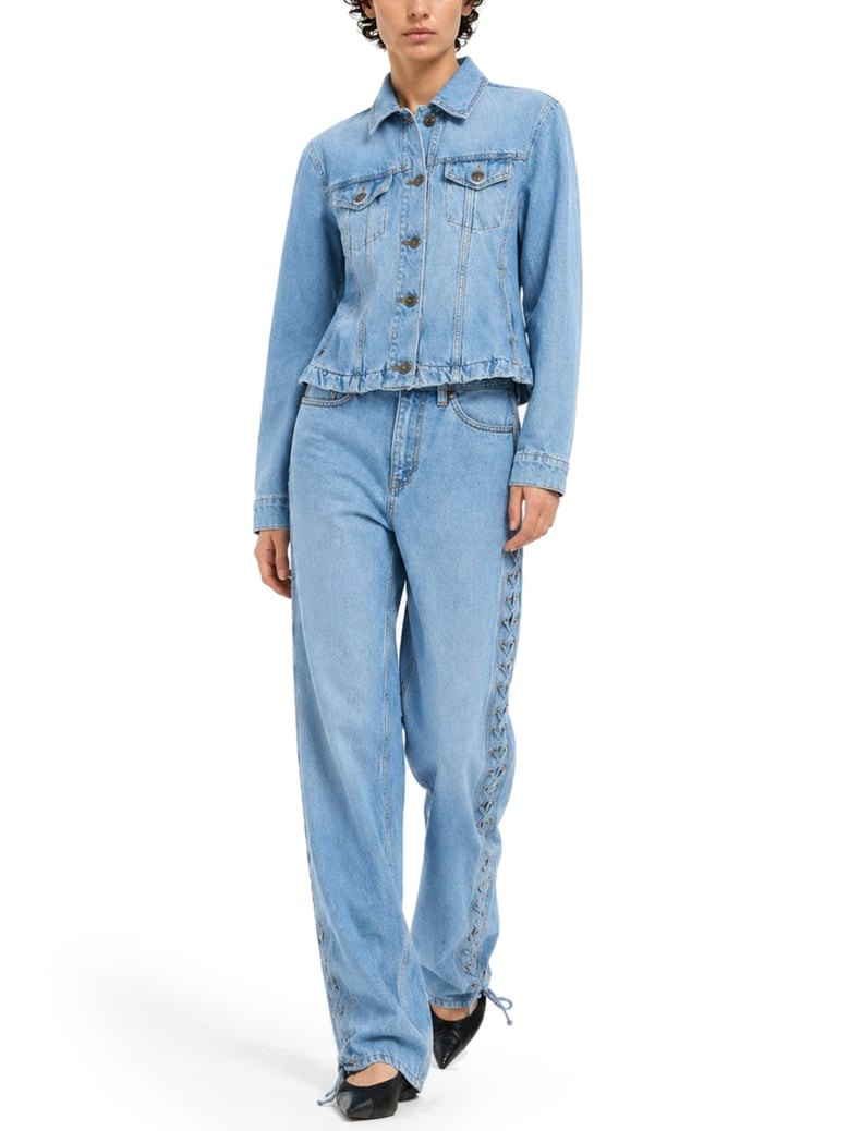 jeans with laces by Selfnex