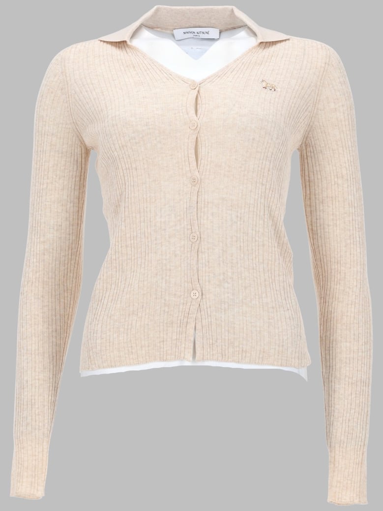 cardigan baby fit beige by Selfnex