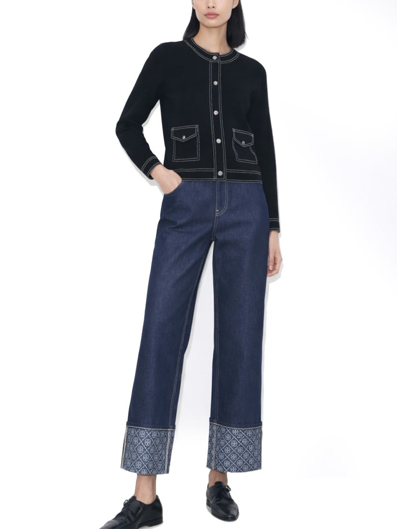jeans with lapels by Selfnex