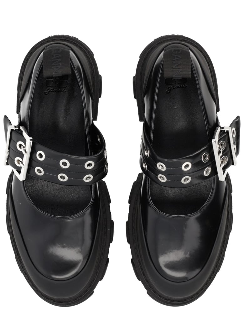 ballerina with logo buckle by Selfnex