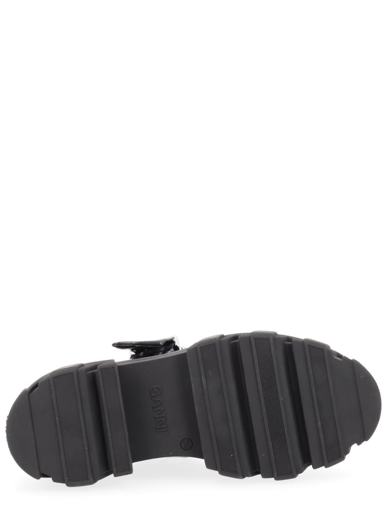 ballerina with logo buckle by Selfnex